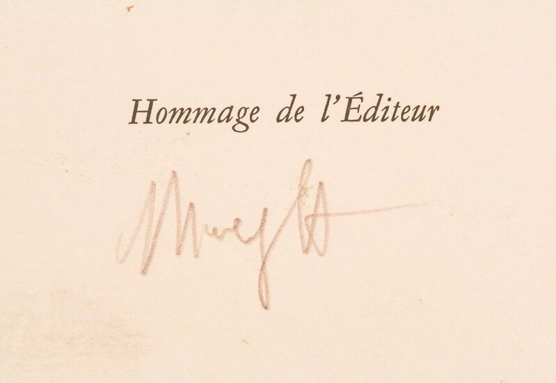 Marc Chagall, ‘Derrière le Miroir No.182 (Cramer 81)’, 1969, Books and Portfolios, The complete publication, comprising two lithographs printed in colours, Forum Auctions