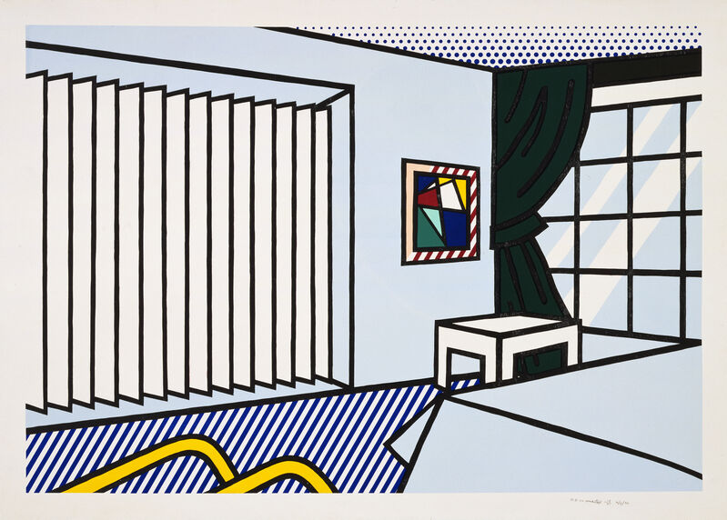 Roy Lichtenstein, ‘Bedroom’, 1991, Print, 10-color woodcut and screenprint, Gemini G.E.L. at Joni Moisant Weyl