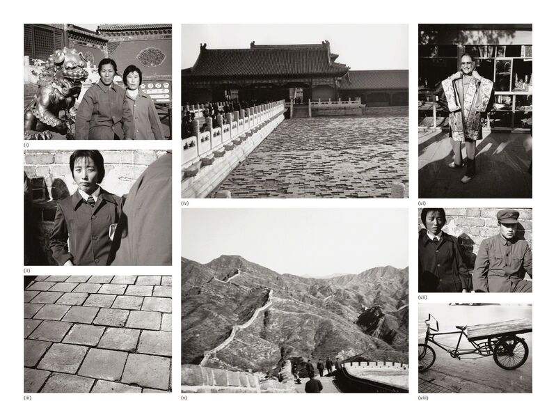 Andy Warhol, ‘Eight works: (i) Two Women; (ii) Young Woman at Great Wall; (iii) Great Wall; (iv) Temple; (v) The Great Wall of China; (vi) Unidentified Woman; (vii) Young Man and Woman at Great Wall; (viii) Bicycle’, 1982, Photography, Eight gelatin silver prints, Phillips