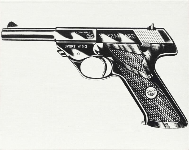 Andy Warhol, ‘Gun’, Synthetic polymer and silkscreen ink on canvas, Christie's