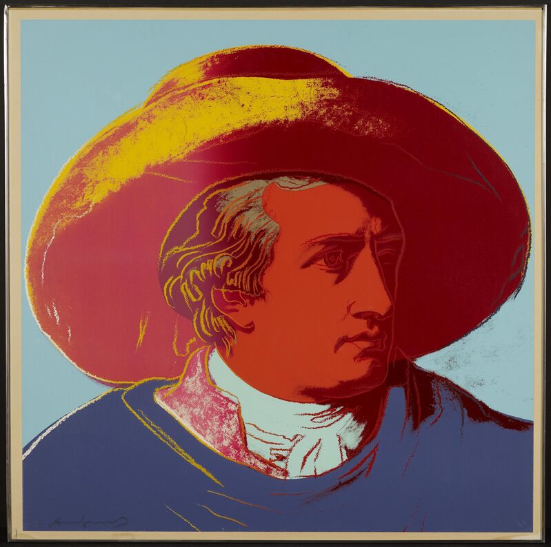 Andy Warhol, ‘Goethe’, 1982, Print, Colour silkscreen on Lenox museum board., Van Ham