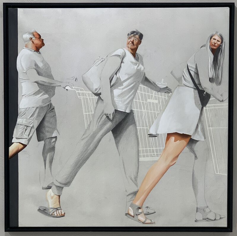 Frédéric Blaimont, ‘The Race’, 2021, Painting, Oil on Canvas, Nordic Art Agency