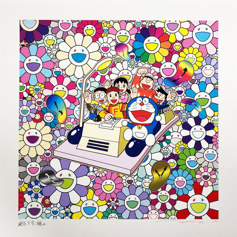 Takashi Murakami, ‘Let's Go on the Time Machine’, 2021, Print, Silkscreen, Pinto Gallery