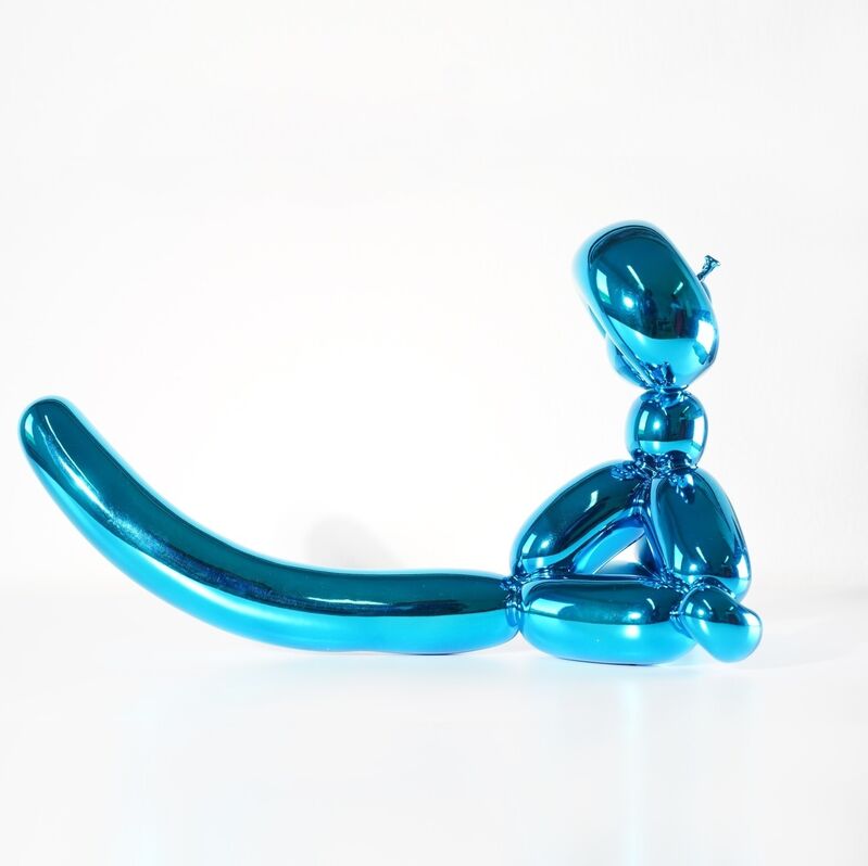 Jeff Koons, ‘Balloon Monkey (Blue)’, 2017, Sculpture, French Limoges porcelain with chromatic coating, Weng Contemporary