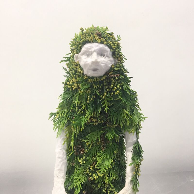Jessica Wetherly, ‘Green Man’, 2020, Sculpture, Aluminium, paper and foliage, Arusha Gallery