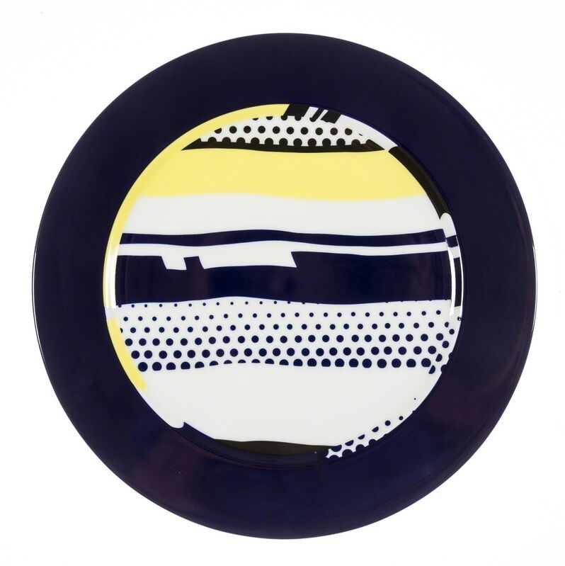 Roy Lichtenstein, ‘Untitled’, c.1990, Sculpture, The ceramic plate multiple in colours with glazing, Forum Auctions