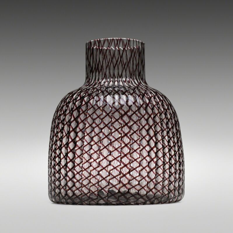 Paolo Venini, ‘Zanfirico vase, model 4701’, 1955, Design/Decorative Art, Zanfirico glass with Type M ciclamino canes, Rago/Wright/LAMA