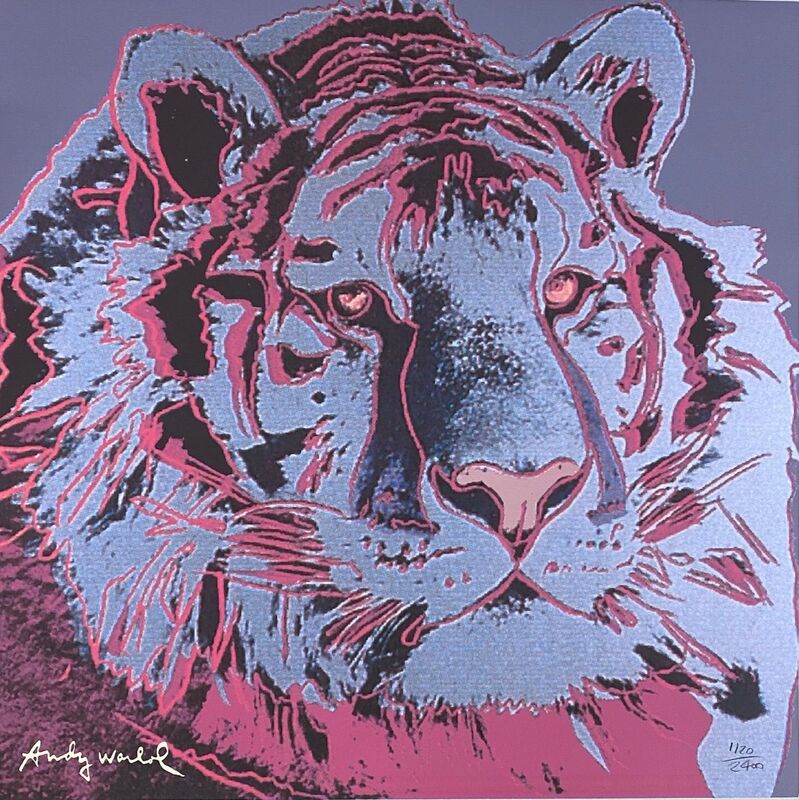 Andy Warhol, ‘Siberian Tiger’, 1987, Print, Offset lithograph on heavy paper, Samhart Gallery