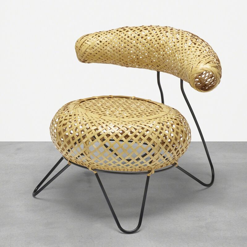 Isamu Noguchi, ‘Bamboo Basket Chair’, 1950, Design/Decorative Art, Shioju wood, bamboo, iron, Rago/Wright/LAMA