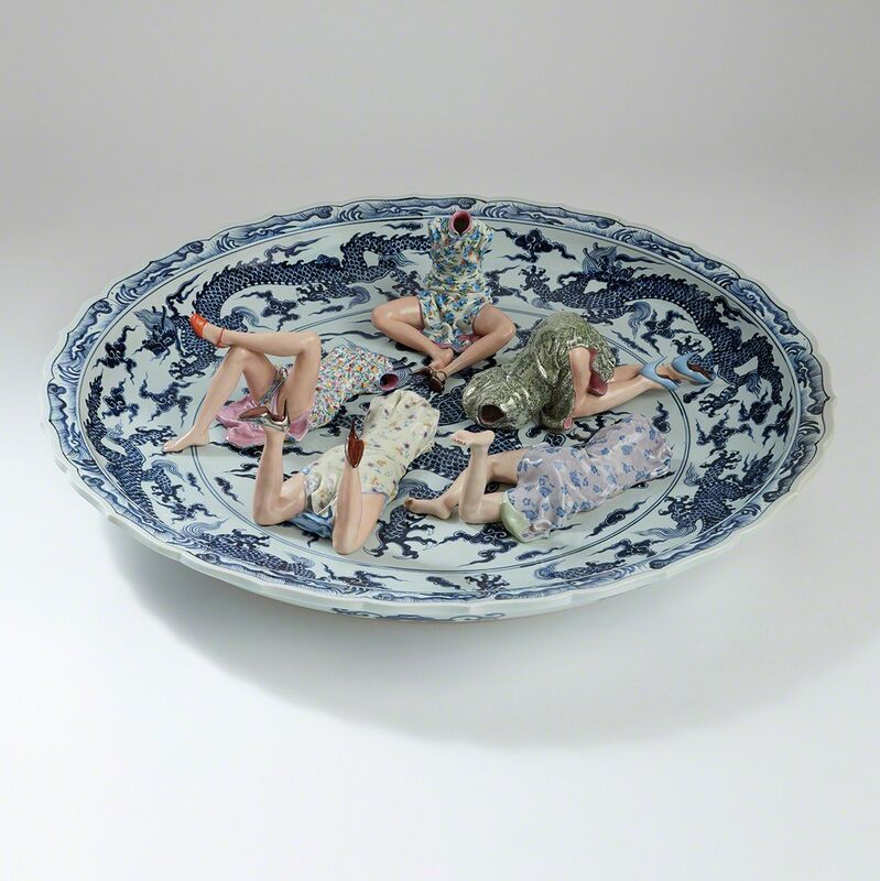 Liu Jianhua 刘建华, ‘Games’, 2001-2006, Design/Decorative Art, Polychrome ceramic, in 6 parts, Phillips
