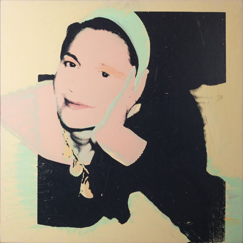 Andy Warhol, ‘Portrait of Marie-Louise Jeanneret’, 1974, Print, Acrylic and silkscreen ink on linen, Rudolf Budja Gallery