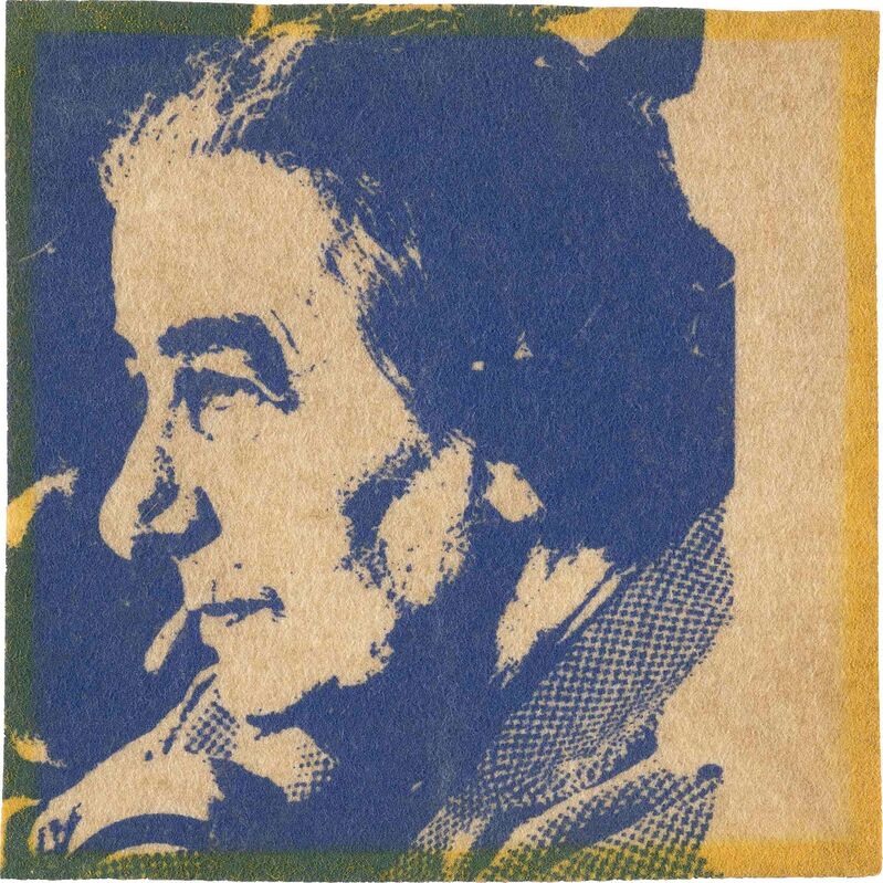 Andy Warhol, ‘Golda Meir (Feldman/Schellman 153A)’, 1973, Print, Color screenprint on felt, Doyle