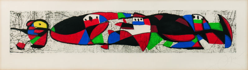 Joan Miró, ‘Les Troglodytes I’, 1978, Print, Color etching with aquatint on paper, Skinner