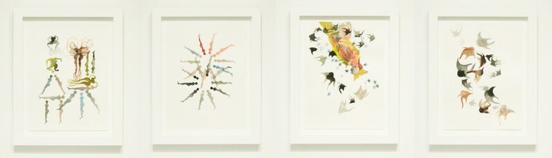 Shahzia Sikander, ‘Rupture Lexicon 1-4’, 2017, Drawing, Collage or other Work on Paper, Ink and gouache on paper, Sean Kelly Gallery