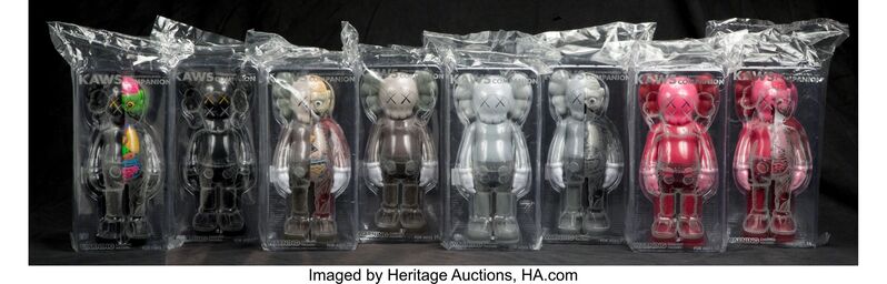 KAWS, ‘Companion (Open Edition) (set of eight)’, 2016, Other, Painted cast vinyl, Heritage Auctions
