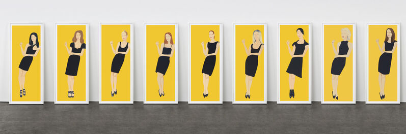 Alex Katz, ‘Black Dress’, 2015, Print, 23-37 Color silkscreens, Corridor Contemporary