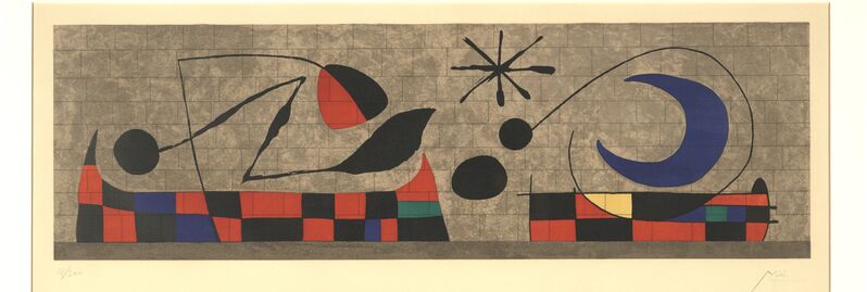 Joan Miró, ‘The Wall of the Moon’, ca. 1957, Print, Color lithograph, Dallas Museum of Art