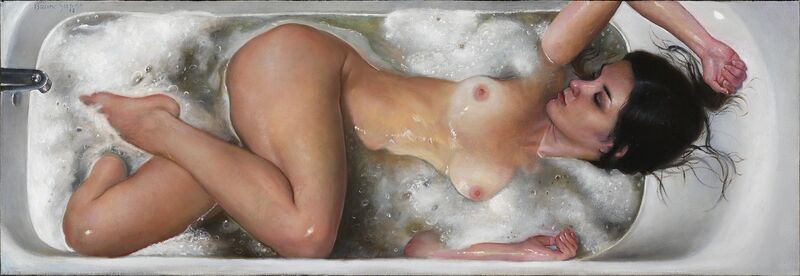Bruno Surdo, ‘Bather’, 2018, Painting, Oil on canvas, Gallery Victor Armendariz