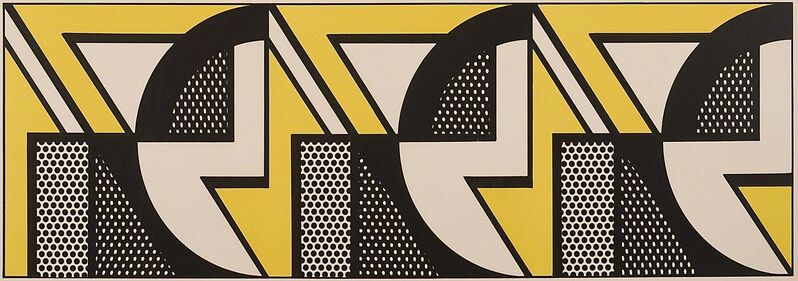 Roy Lichtenstein, ‘Repeated Design’, 1969, Print, Lithograph in colors on Arches paper (framed), Rago/Wright/LAMA