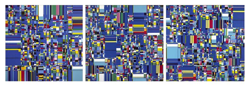 Gabriela Böer, ‘Random Links sobre Azul’, 2011, Painting, Acrílico sobre tela, Museo de Arte Contemporáneo de Buenos Aires 