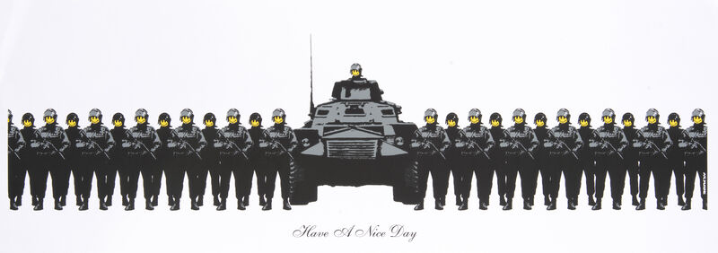 Banksy, ‘Have A Nice Day’, 2003, Print, Screenprint in colours on wove paper, Tate Ward Auctions