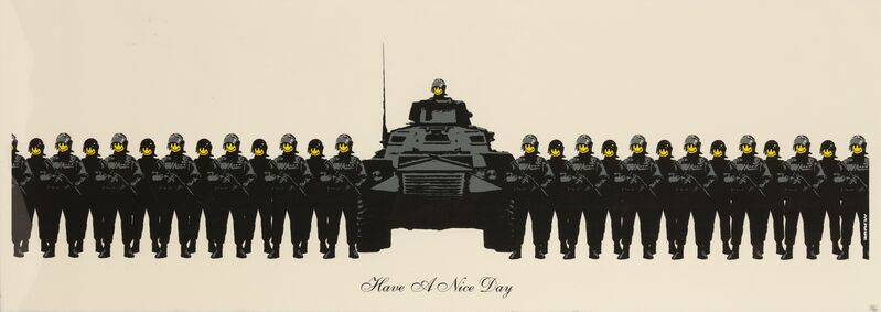 Banksy, ‘Have A Nice Day’, 2003, Print, Screenprint in colours on paper, Chiswick Auctions