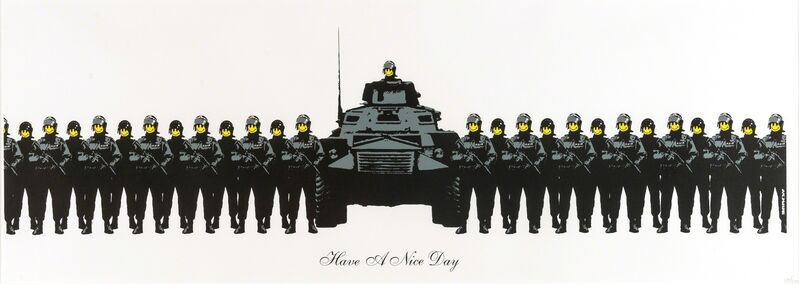 Banksy, ‘Have a Nice Day’, 2003, Print, Screenprint in colours, Forum Auctions