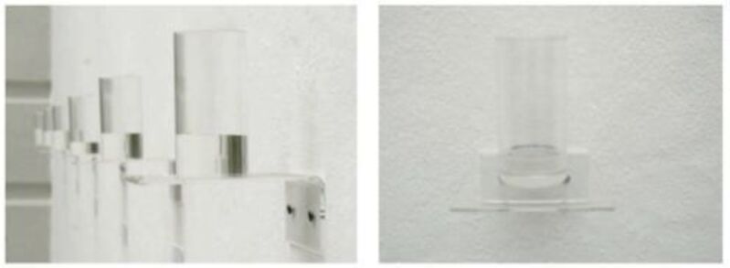 Fritzia Irizar, ‘Sin título (Sobre el esfuerzo)’, 2006, Installation, Liquid obtained from the environmental humidity in seven different work areas, acrylic, Arredondo \ Arozarena
