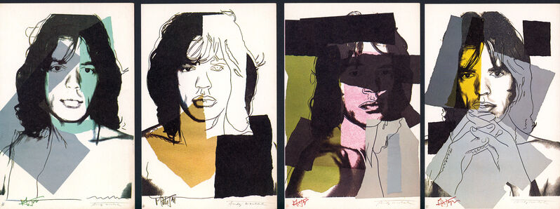 Andy Warhol, ‘Warhol Mick Jagger: portfolio of 10 Leo Castelli announcements’, ca. 1975, Ephemera or Merchandise, Offset printed, Lot 180 Gallery