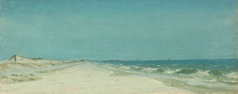 Sanford Robinson Gifford, ‘On the Long Island Coast’, ca. 1860s, Painting, Oil on canvas, Questroyal Fine Art