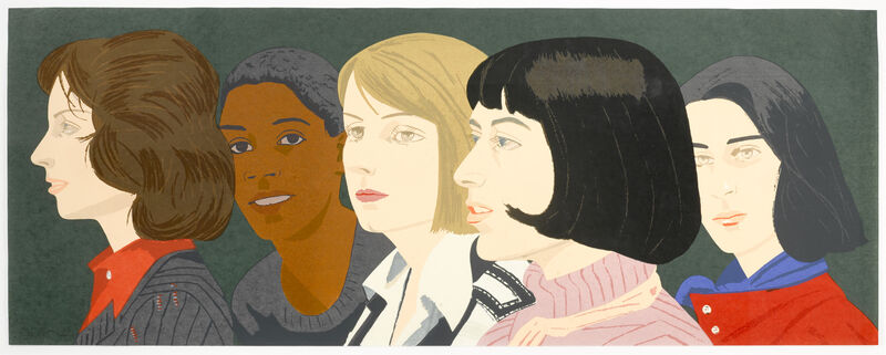 Alex Katz, ‘Five Women (Maravell 94)’, 1977, Print, Screenprint in colors on Japan paper, Bonhams