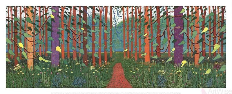 David Hockney, ‘The Arrival of Spring in Woldgate, East Yorkshire’, 2016, Posters, Offset Lithograph, ArtWise