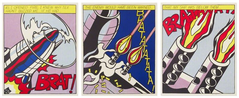 Roy Lichtenstein, ‘As I opened Fire’, 1966, Print, Offset Lithograph, Van der Vorst- Art