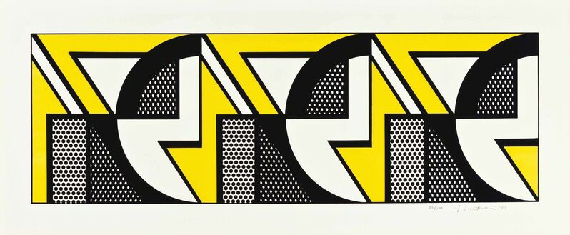Roy Lichtenstein, ‘Repeated Design’, 1969, Print, Lithograph in colors, on Arches paper, Christie's