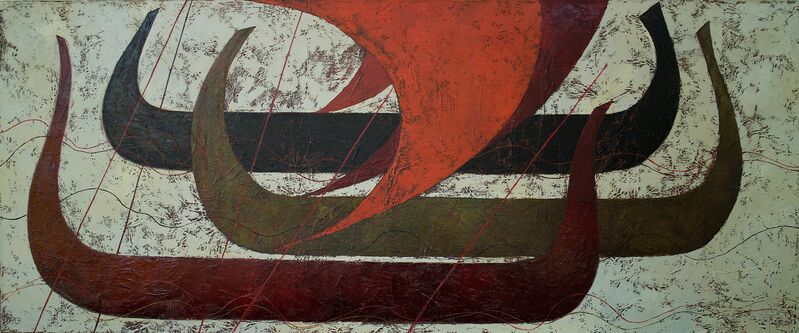 Timur D'Vatz, ‘Long Boats’, 2018, Painting, Oil on canvas, Cadogan Contemporary