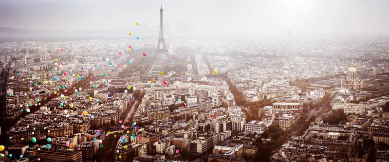 David Drebin, ‘Balloons over Paris’, 2016, Photography, C-Print, CAMERA WORK