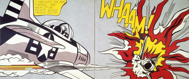 Roy Lichtenstein, ‘Whaam!’, 1963, Painting, Acrylic paint and oil paint on canvas, Tate