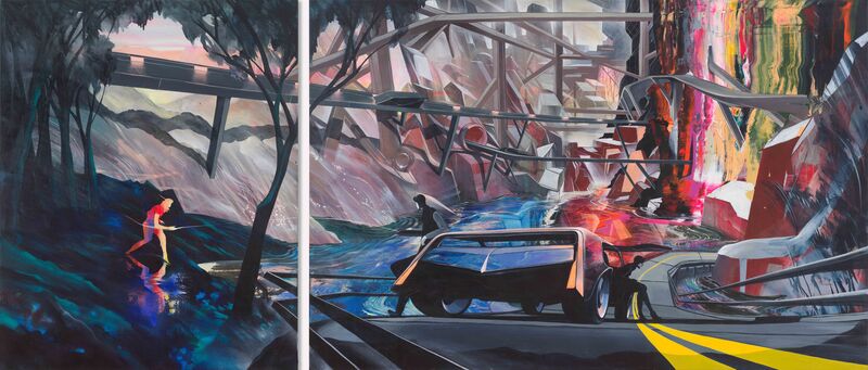 Will Barras, ‘Thermoplastic Vista’, 2016, Painting, Acrylic on canvas, Fousion Gallery