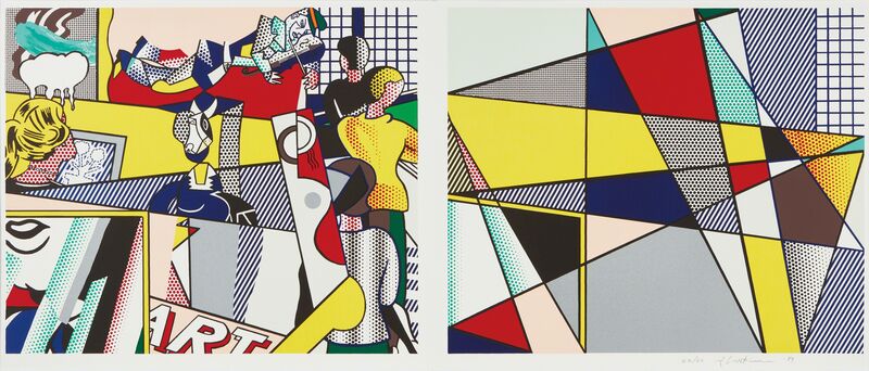 Roy Lichtenstein, ‘Tel Aviv Museum Print  ’, 1989, Print, Lithograph on Rives BFK paper, Fine Art Mia