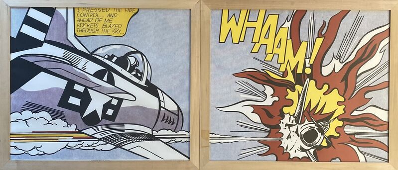 Roy Lichtenstein, ‘Whaam! (diptych)’, 1988, Posters, Two offset lithographs in colors, on wove paper, with full margins, Artsy x Capsule Auctions