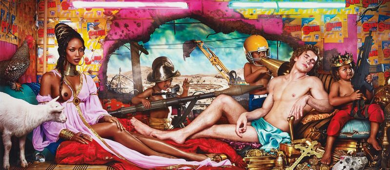 David LaChapelle, ‘Rape of Africa’, 2008, Photography, Chromogenic print, face-mounted and flush-mounted., Phillips