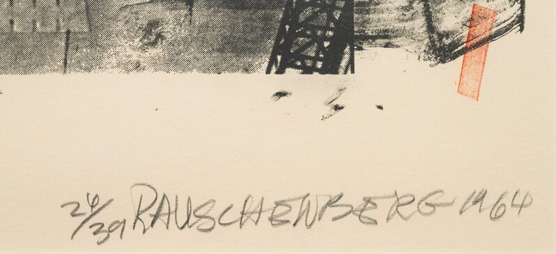 Robert Rauschenberg, ‘Front Roll’, 1964, Print, Color lithograph, Hindman