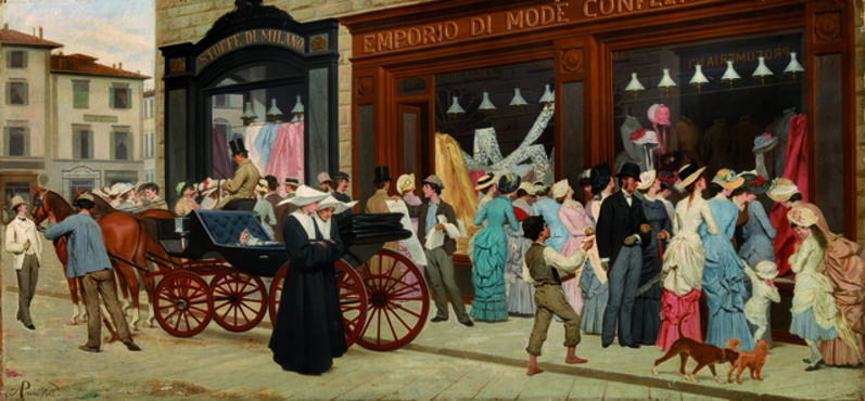 Antonio Puccinelli, ‘La Moda’, 1870, Painting, Oil on canvas, Robilant+Voena