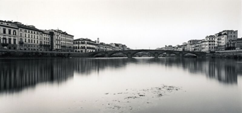 Michael Kenna, ‘Ponte San Niccolo, Firenze, Italy’, 1998, Photography, Sepia toned silver gelatin print, Huxley-Parlour