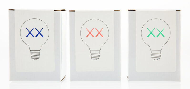 KAWS, ‘Limited Edition XX Light Bulbs, set of three’, 2011, Other, Light bulbs, Heritage Auctions
