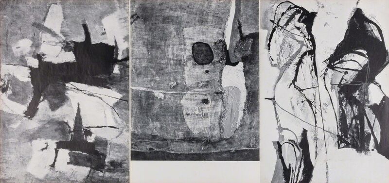 Alberto Burri, ‘Recent works’, 1957, Drawing, Collage or other Work on Paper, Flyer, Finarte
