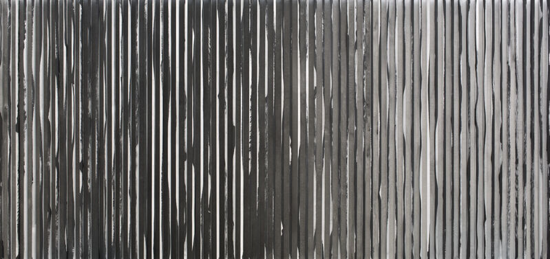 Yu Yang  于洋 (b. 1979), ‘无序与有序-墨线 Disorder and Order-Ink Line’, 2016, Mixed Media, Ink on Paper, Wood, Art Granary