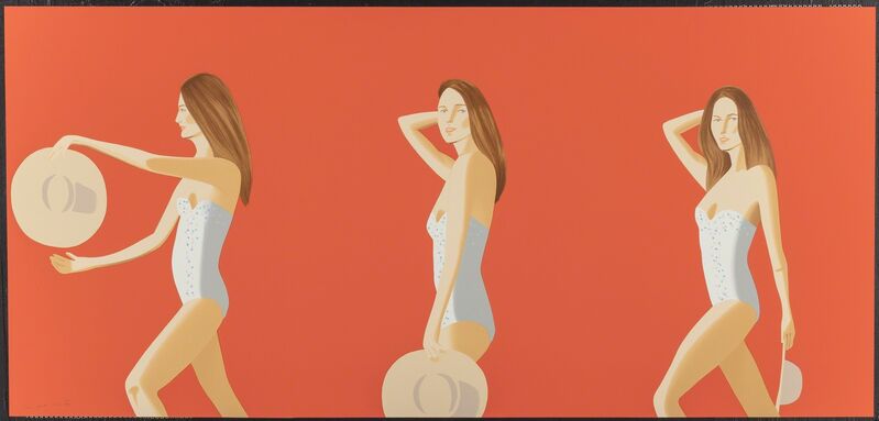 Alex Katz, ‘Ariel (Red)’, 2016, Print, Screenprint in colors on Saunders Waterford HP High White paper, Heritage Auctions