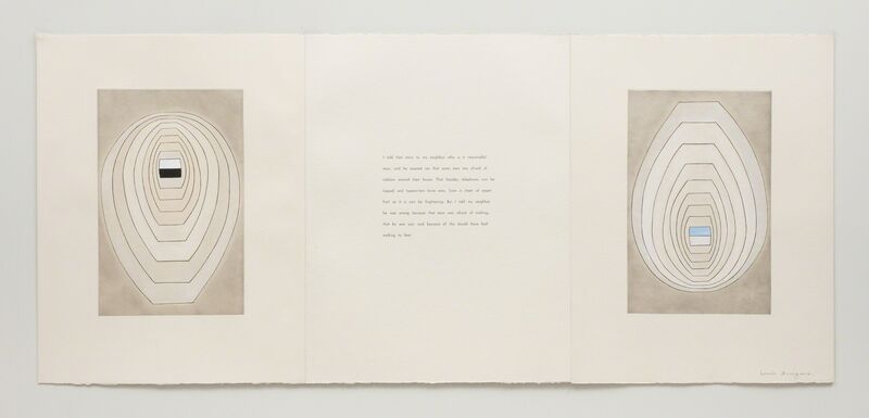 Louise Bourgeois, ‘The Puritan Suite’, 1997-2003, Print, Gouache, watercolor, etching, Chine-collé, letterpress on handmade paper, in eight parts, Carolina Nitsch Contemporary Art