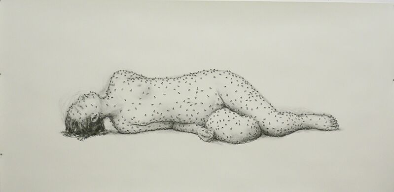 Juul Kraijer, ‘Untitled’, 2010-2011, Drawing, Collage or other Work on Paper, Charcoal on paper, Galerie Les filles du calvaire